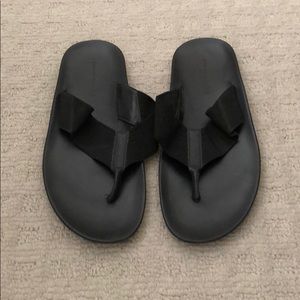 Black Leather Sandal